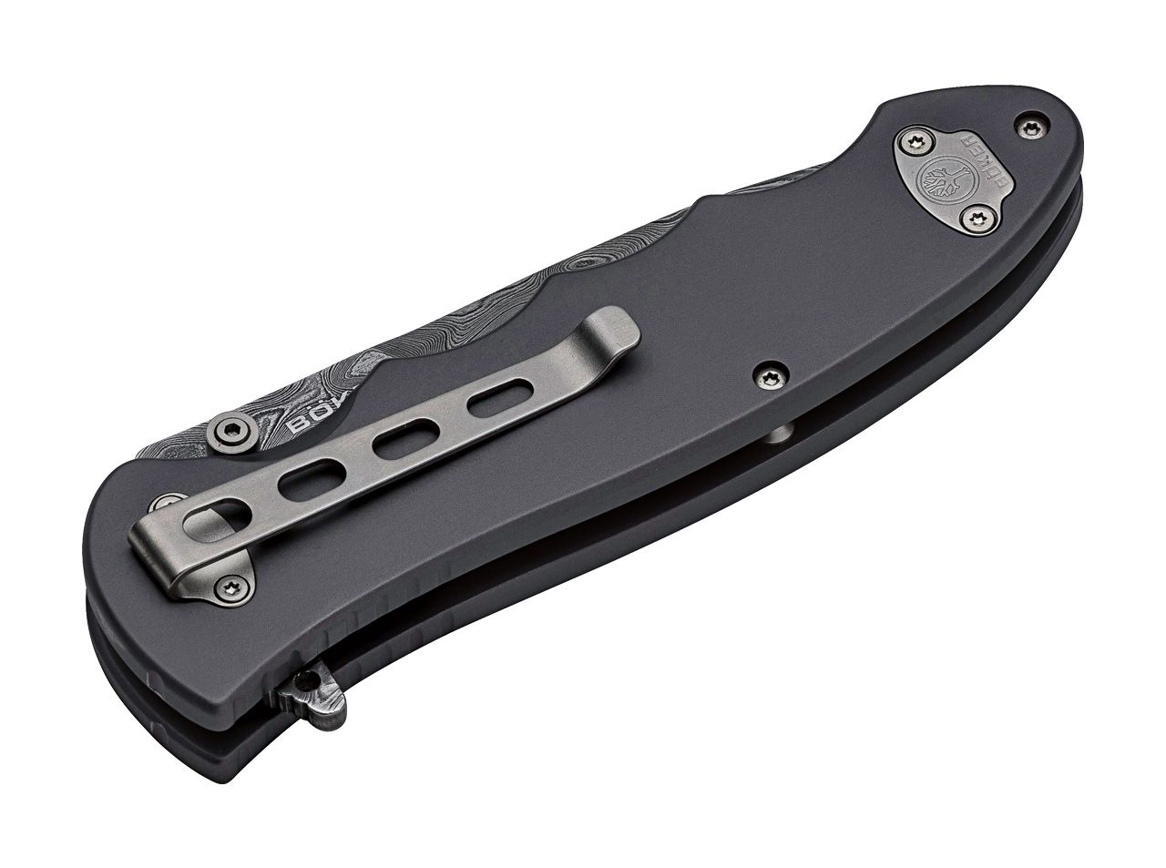 Böker Damast Taschenmesser Leopard-Damast III mit Zertifikat – Bild 3