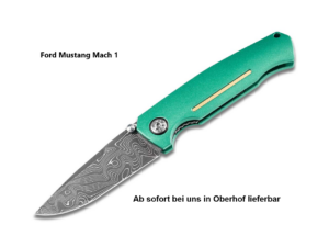 Böker Damast Taschenmesser Ford Mustang 1969 Mach-1 Damast