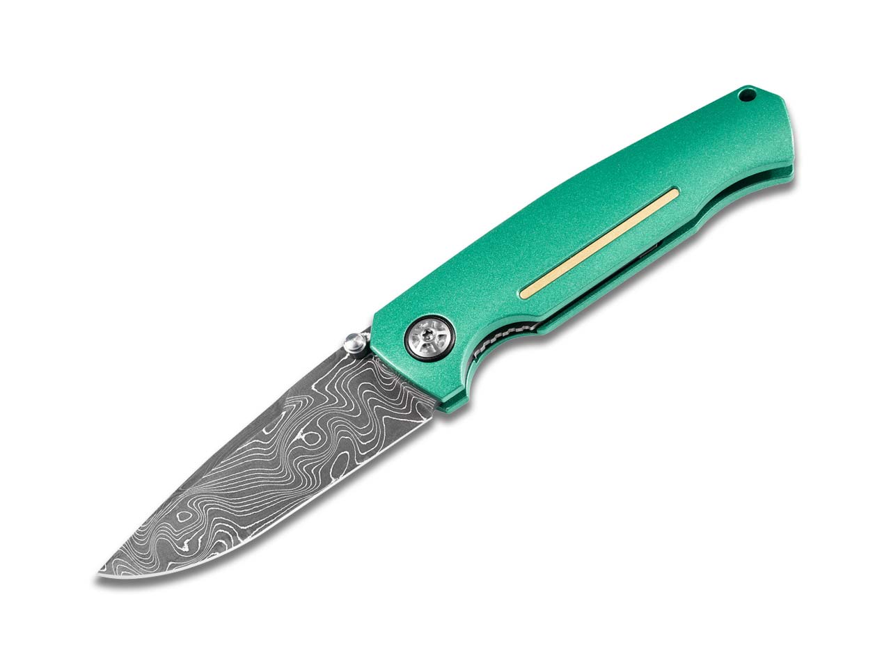 Böker Damast Taschenmesser Ford Mustang 1969 Mach-1 Damast – Bild 4