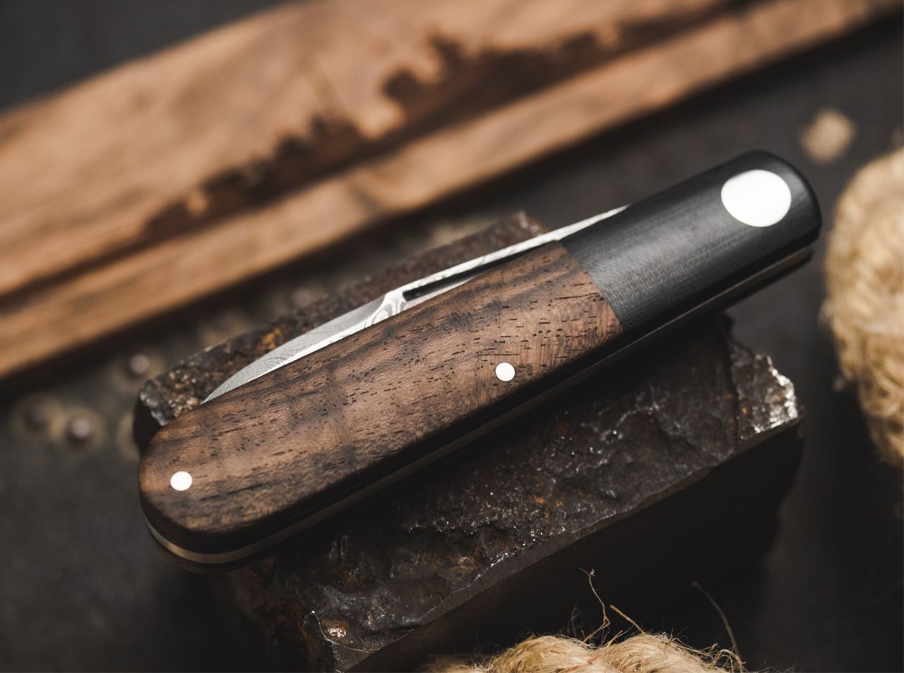 Böker Barlow Prime Damast Taschenmesser Tirpitz-Damast – Bild 6