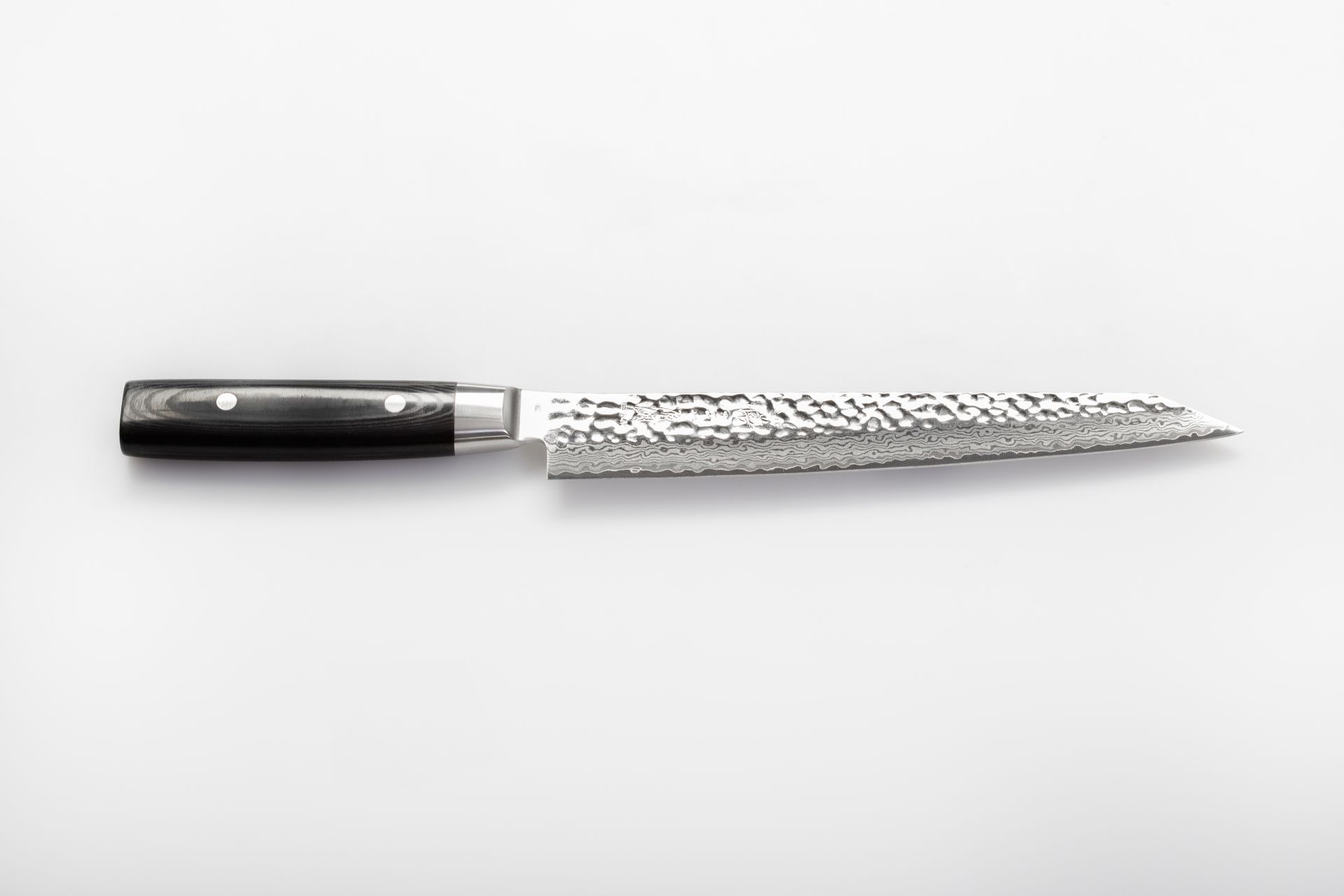 Yaxell Zen Schinkenmesser 23 cm HP-Y-35539 mit Hammerschlag Profi Kochmesser – Bild 7