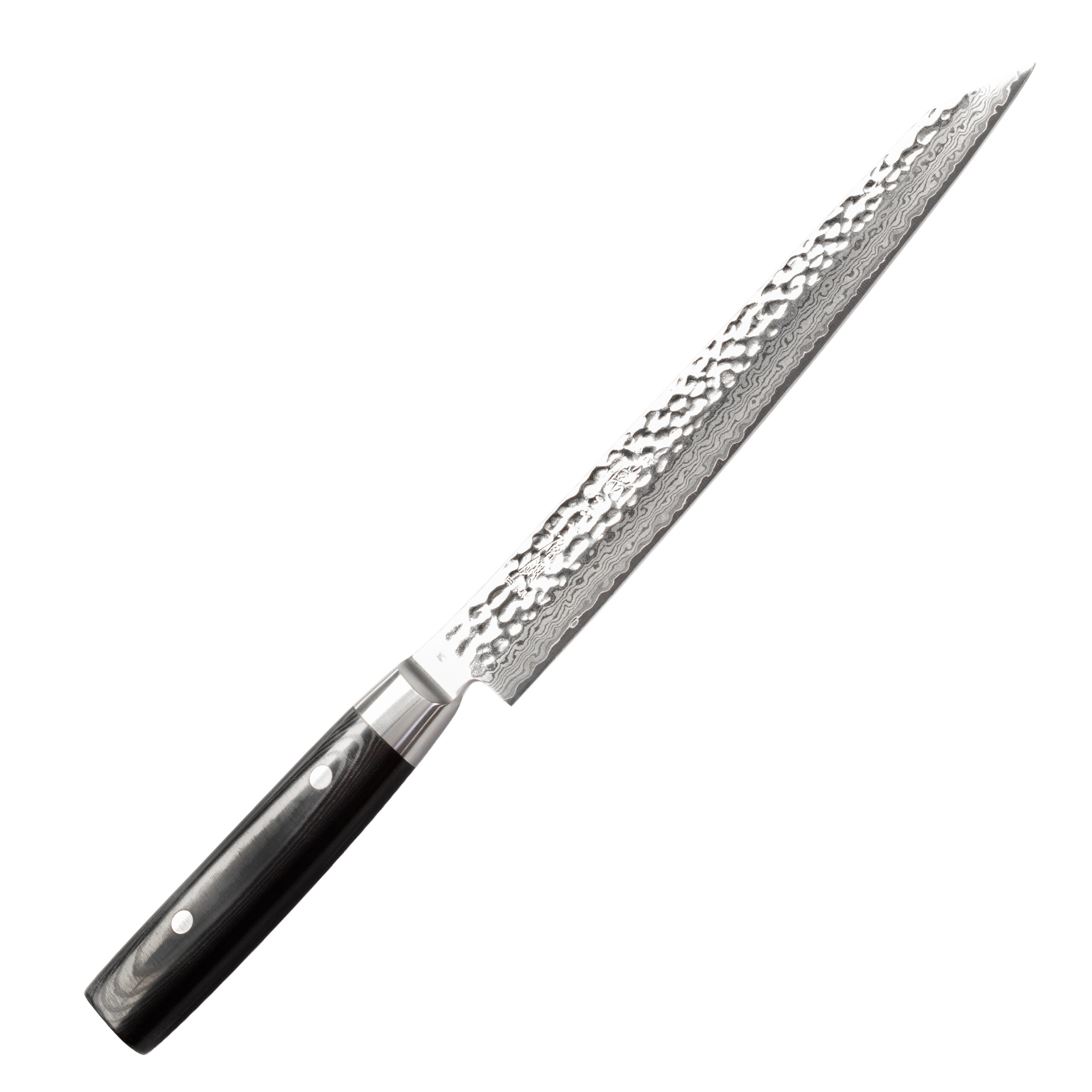 Yaxell Zen Schinkenmesser 23 cm HP-Y-35539 mit Hammerschlag Profi Kochmesser – Bild 1