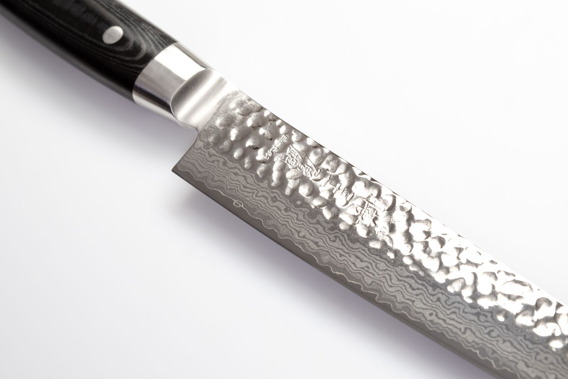 Yaxell Zen Schinkenmesser 23 cm HP-Y-35539 mit Hammerschlag Profi Kochmesser – Bild 6