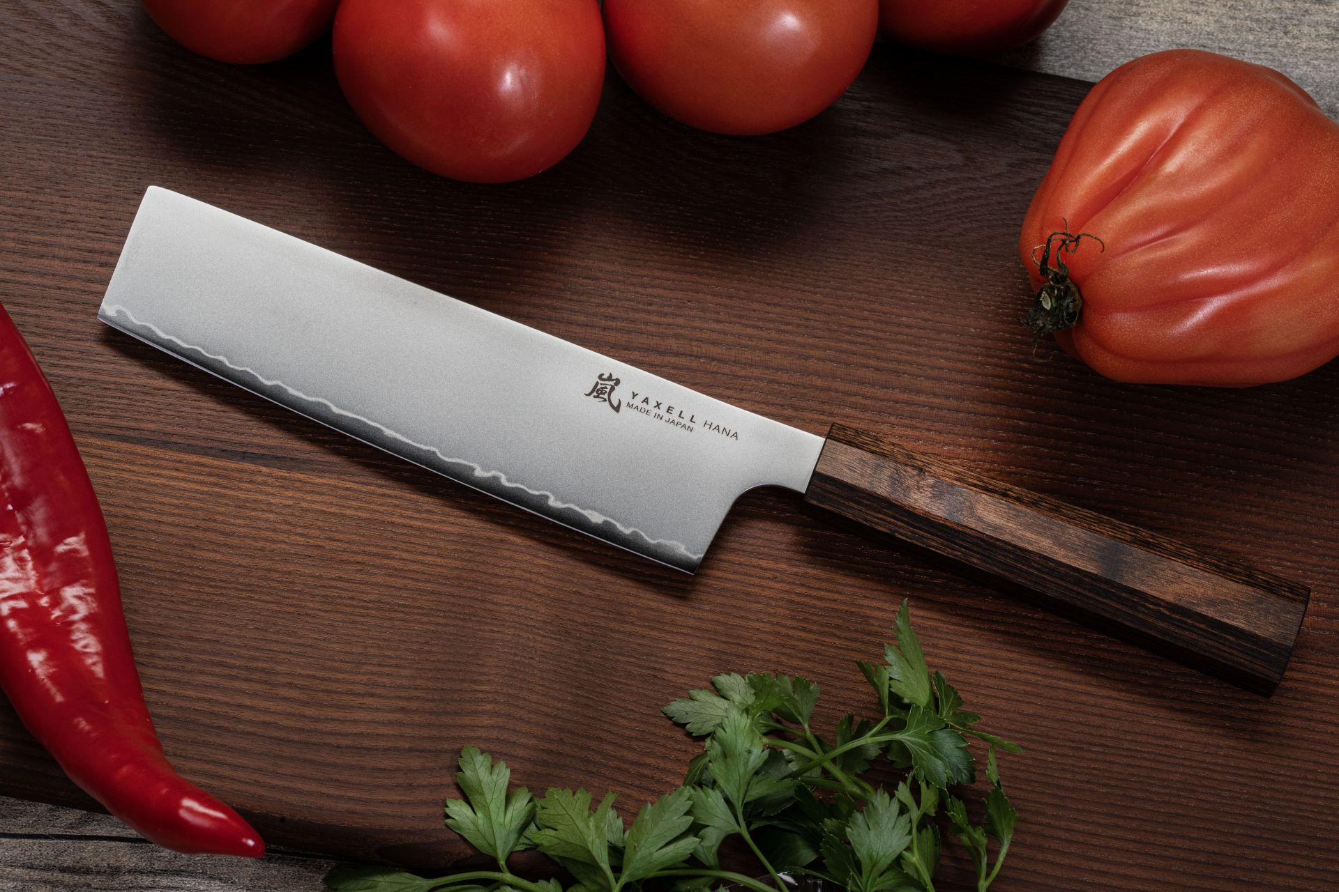Yaxell Hana Nakiri Messer16,5 cm HP-Y-34844 Profi Kochmesser – Bild 2