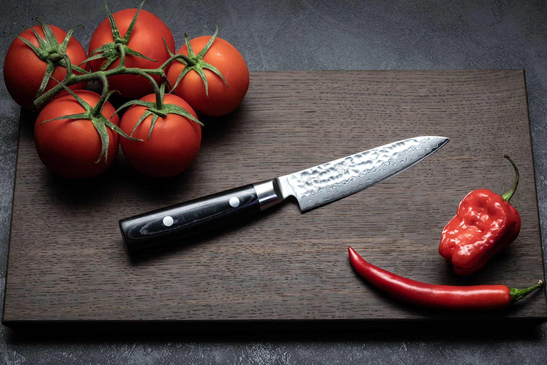 Yaxell Zen Allzweckmesser 12 cm HP-Y-35502 mit Hammerschlag Profi Kochmesser – Bild 2