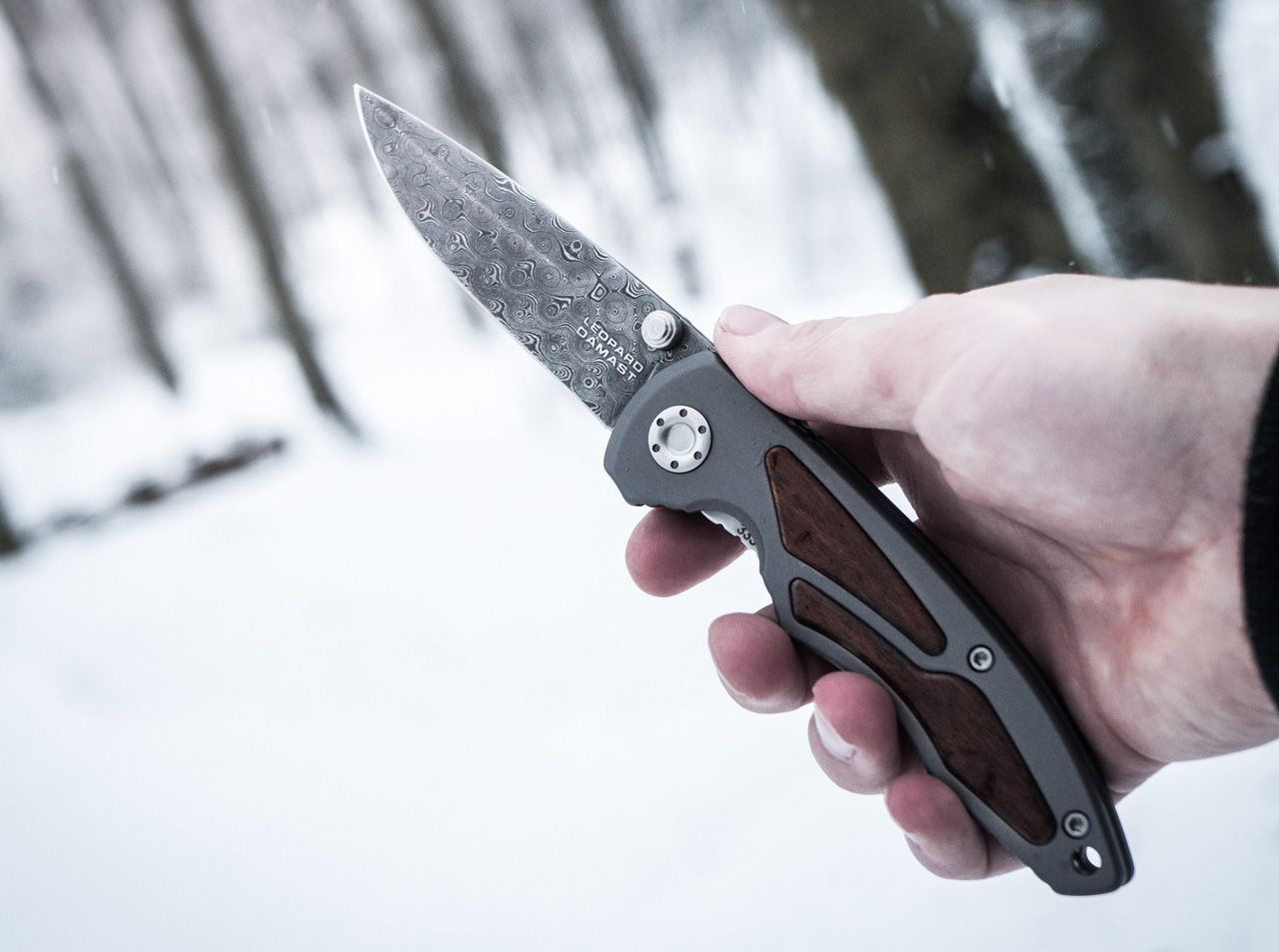 Böker Damast Taschenmesser Leopard-Damast I, Nr. 3752 oder 3757 – Bild 6