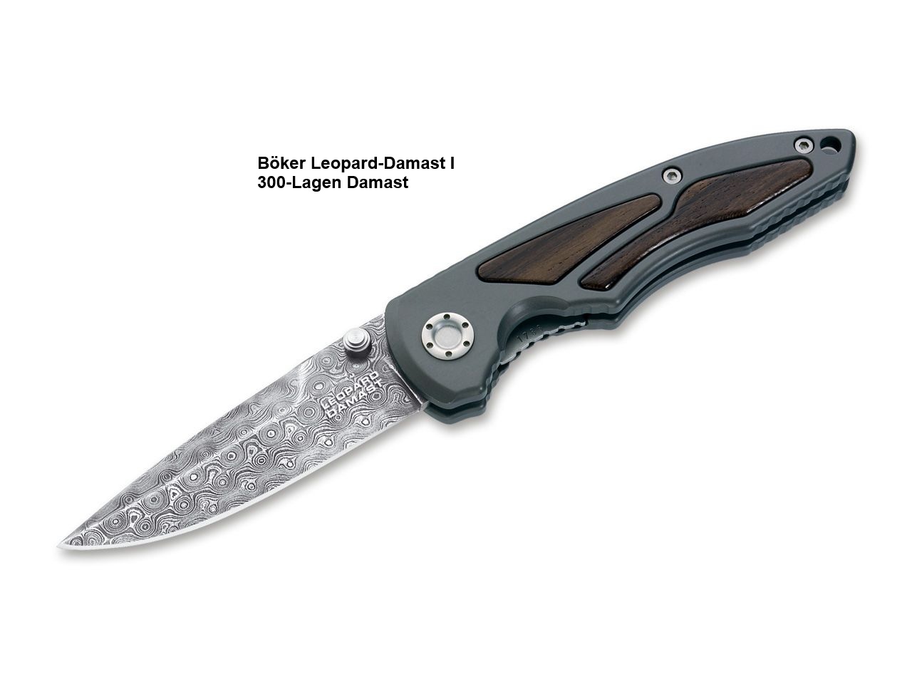 Böker Damast Taschenmesser Leopard-Damast I, Nr. 3752 oder 3757 – Bild 1