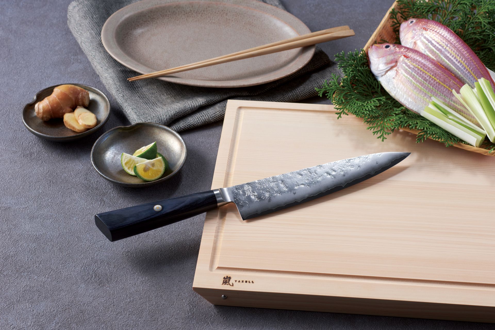 Yaxell Sunago Kochmesser 20 cm HP-Y-37500 Profi Kochmesser – Bild 3