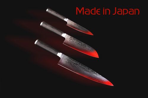 Steakmesserset 2 tlg. Messer und Gabel Shizu Hamono Profi Kochmesser – Bild 3