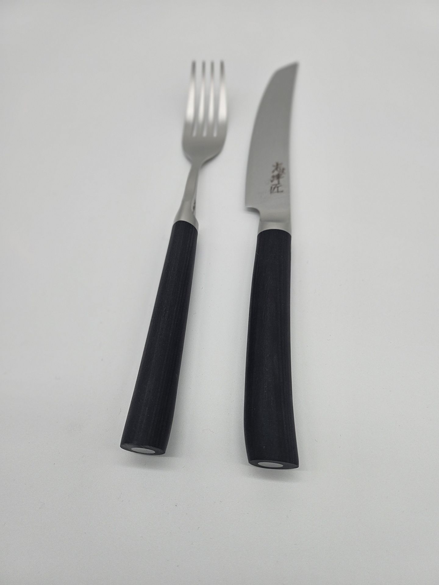 Steakmesserset 2 tlg. Messer und Gabel Shizu Hamono Profi Kochmesser – Bild 8